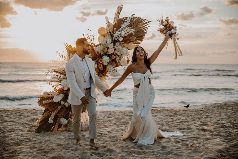 tulum beach elopement